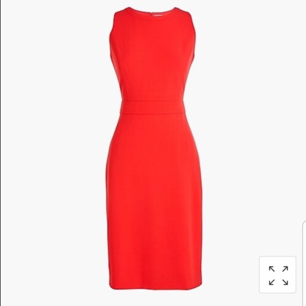 J. Crew red dress